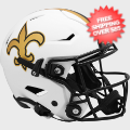 Helmets, Full Size Helmet: New Orleans Saints SpeedFlex Football Helmet <B>LUNAR</B>