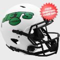 Helmets, Full Size Helmet: New York Jets Speed Football Helmet <B>LUNAR SALE</B>