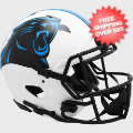 Helmets, Full Size Helmet: Carolina Panthers Speed Football Helmet <B>LUNAR</B>