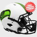 Helmets, Full Size Helmet: Seattle Seahawks Speed Football Helmet <B>LUNAR</B>
