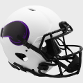 Helmets, Full Size Helmet: Minnesota Vikings Speed Football Helmet <B>LUNAR</B>