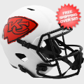 Helmets, Full Size Helmet: Kansas City Chiefs Speed Replica Football Helmet <B>LUNAR</B>