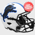 Helmets, Full Size Helmet: Detroit Lions Speed Replica Football Helmet <B>LUNAR</B>