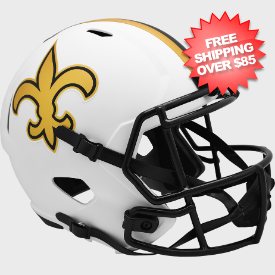 New Orleans Saints Speed Replica Football Helmet <B>LUNAR SALE</B>