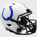 Helmets, Full Size Helmet: Indianapolis Colts Speed Replica Football Helmet <B>LUNAR SALE</B>