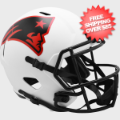 Helmets, Full Size Helmet: New England Patriots Speed Replica Football Helmet <B>LUNAR SALE</B>