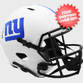 Helmets, Full Size Helmet: New York Giants Speed Replica Football Helmet <B>LUNAR SALE</B>