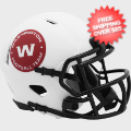 Helmets, Mini Helmets: Washington Football Team NFL Mini Speed Football Helmet <B>LUNAR</B>