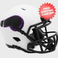 Helmets, Mini Helmets: Minnesota Vikings NFL Mini Speed Football Helmet <B>LUNAR</B>