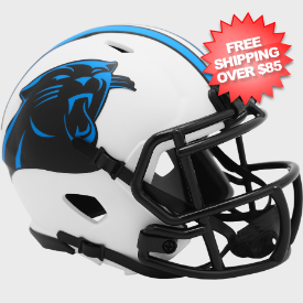 Carolina Panthers NFL Mini Speed Football Helmet <B>LUNAR SALE</B>