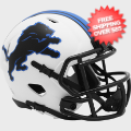 Helmets, Mini Helmets: Detroit Lions NFL Mini Speed Football Helmet <B>LUNAR</B>