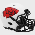 Helmets, Mini Helmets: Kansas City Chiefs NFL Mini Speed Football Helmet <B>LUNAR</B>