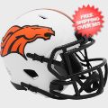 Helmets, Mini Helmets: Denver Broncos NFL Mini Speed Football Helmet <B>LUNAR SALE</B>