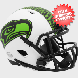 Seattle Seahawks NFL Mini Speed Football Helmet <B>LUNAR SALE</B>