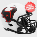 Helmets, Mini Helmets: Houston Texans NFL Mini Speed Football Helmet <B>LUNAR</B>