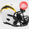 Helmets, Mini Helmets: Los Angeles Chargers NFL Mini Speed Football Helmet <B>LUNAR</B>
