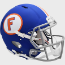 Florida Gators Speed Football Helmet <i>Matte Blue Throwback</i>