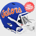 Helmets, Full Size Helmet: Florida Gators Speed Replica Football Helmet <i>Matte Blue</B>