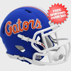 Florida Gators NCAA Mini Speed Football Helmet <i>Matte Blue</i>