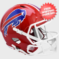 Helmets, Full Size Helmet: Buffalo Bills 1987 to 2001 Speed Replica Throwback Helmet