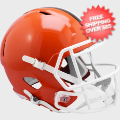 Helmets, Full Size Helmet: Cleveland Browns 1975 to 2005 Speed Replica Throwback Helmet