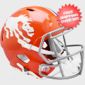 Helmets, Full Size Helmet: Denver Broncos 1966 Speed Replica Throwback Helmet