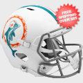 Helmets, Full Size Helmet: Miami Dolphins 1972 Speed Replica Throwback Helmet