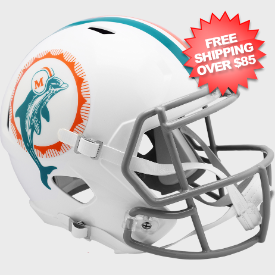 Miami Dolphins 1972 Speed Replica Throwback Helmet