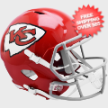 Helmets, Full Size Helmet: Kansas City Chiefs 1963 to 1973 Speed Replica Throwback Helmet
