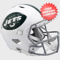 Helmets, Full Size Helmet: New York Jets 1965 to 1977 Speed Replica Throwback Helmet