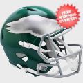 Helmets, Full Size Helmet: Philadelphia Eagles 1974 to 1995 Speed Replica Throwback Helmet