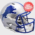 Helmets, Full Size Helmet: Detroit Lions 1983 to 2002 Speed Replica Throwback Helmet