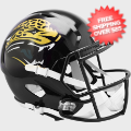Helmets, Full Size Helmet: Jacksonville Jaguars 1995 to 2012 Speed Replica Throwback Helmet
