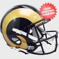 Helmets, Full Size Helmet: St. Louis Rams 2000 to 2016 Speed Replica Throwback Helmet