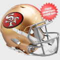 Helmets, Full Size Helmet: San Francisco 49ers 1964 to 1995 Speed Throwback Football Helmet