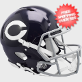 Helmets, Full Size Helmet: Chicago Bears 1962 to 1973 Speed Throwback Football Helmet