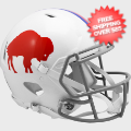 Helmets, Full Size Helmet: Buffalo Bills 1965 to 1973 Speed Throwback Football Helmet