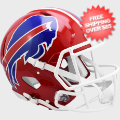 Helmets, Full Size Helmet: Buffalo Bills 1987 to 2001 Speed Throwback Football Helmet