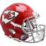 Kansas City Chiefs 1963 to 1973 Speed Throwback Football Helmet