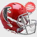 Helmets, Full Size Helmet: Atlanta Falcons 1966 to 1969 Speed Throwback Football Helmet
