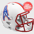 Helmets, Full Size Helmet: Houston Oilers 1981 to 1998  Speed Throwback Football Helmet