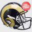 St. Louis Rams 2000 to 2016 Speed Throwback Football Helmet