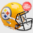 Pittsburgh Steelers Gold Speed Throwback Football Helmet
