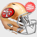 Helmets, Full Size Helmet: San Francisco 49ers 1964 to 1995 Speed Replica Throwback Helmet