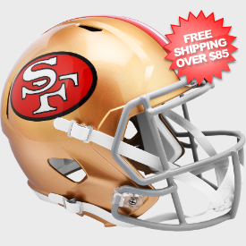 San Francisco 49ers 1964 to 1995 Speed Replica Throwback Helmet