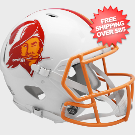 Tampa Bay Buccaneers 1976 to 1996 Speed Throwback Football Helmet