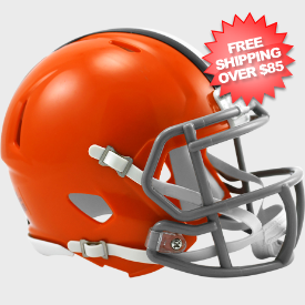 Cleveland Browns 1962 to 1974 Riddell Mini Speed Throwback Helmet