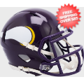Helmets, Mini Helmets: Minnesota Vikings 1983 to 2001 Riddell Mini Speed Throwback Helmet