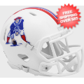 Helmets, Mini Helmets: New England Patriots 1982 to 1989 Riddell Mini Speed Throwback Helmet