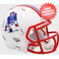 Helmets, Mini Helmets: New England Patriots 1990 to 1992 Riddell Mini Speed Throwback Helmet